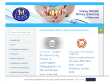 Tablet Screenshot of gops.zabierzow.org.pl