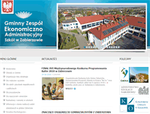 Tablet Screenshot of gzeas.zabierzow.org.pl